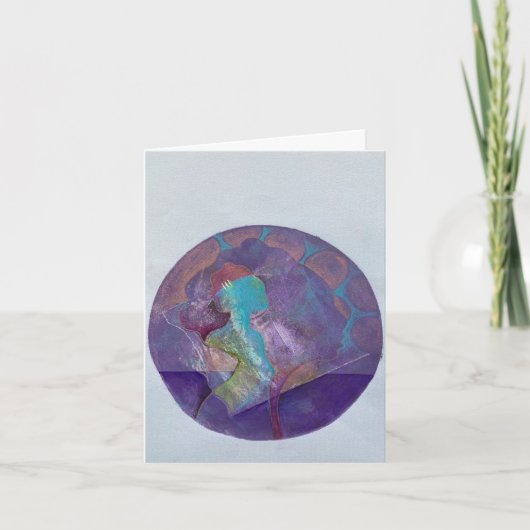 Artistieke Moederdag Kaart (Voorkant)