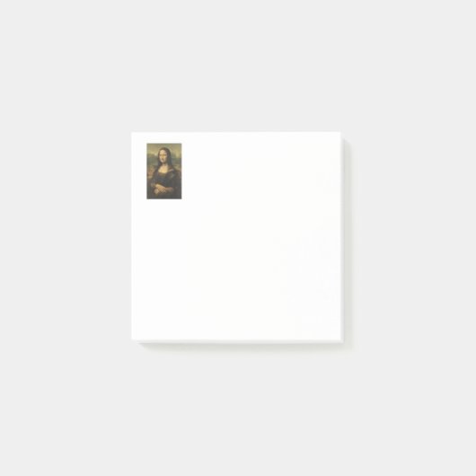 Artistieke Mona Lisa Post-it neemt nota Post-it® Notes (Voorkant)