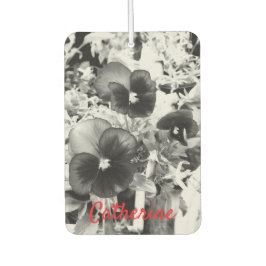 Artistieke Monochrome Pansy Florida Natuur Foto Luchtverfrisser