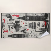 Artistieke Monumenten Strandlaken - Wereldwijde or (Voorkant)