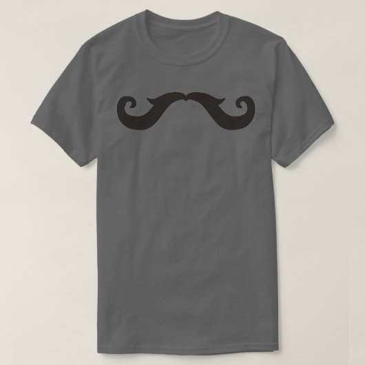 Artistieke Mustache T-shirt (Design voorkant)