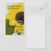 Artistieke Natuur Eenmalige zonbloem Visitekaartje (Voorkant / Achterkant)