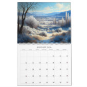 Artistieke Natuur Landschappen Seizoensschilderkun Kalender (Jan 2026)