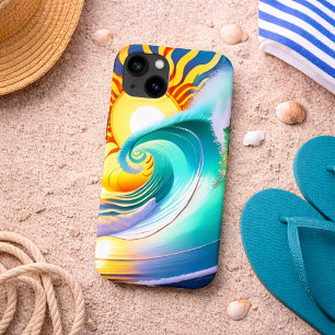 Artistieke Oceaansurf Case-Mate iPhone Case