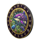 Artistieke Orka Turtle Dartboard Display Dartbord (Voorkant Rechts)