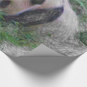 artistieke panda cadeaupapier (Hoek)