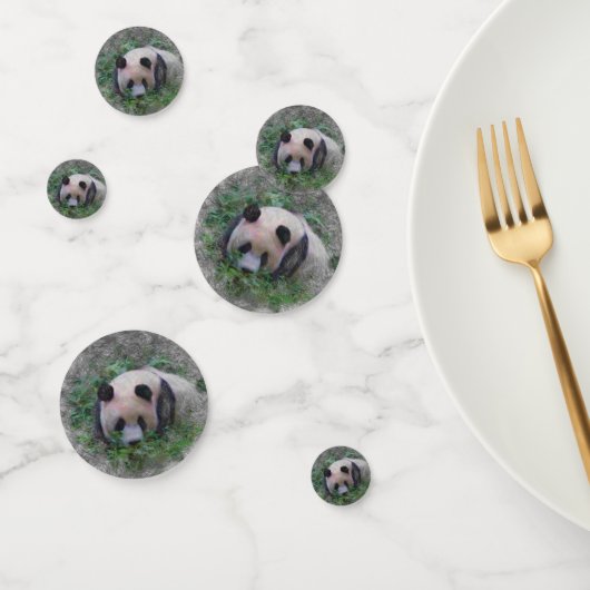 artistieke panda confetti (Groep)