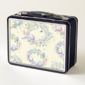 Artistieke Pasen Patroon Lunchbox (Achterkant)
