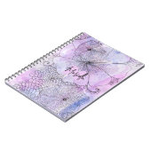 Artistieke Pastel Waterverf Line Art Diary Notitieboek (Linkerzijde)