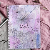 Artistieke Pastel Waterverf Line Art Diary Notitieboek