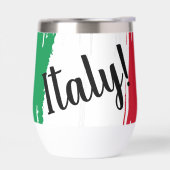 Artistieke penseelstreek Italië Vlag (Links)