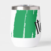 Artistieke penseelstreek Italië Vlag (Voorkant)