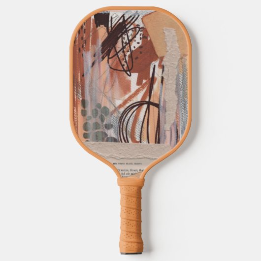 Artistieke Pickleball Paddle met -geïnspireerde (Voorkant)
