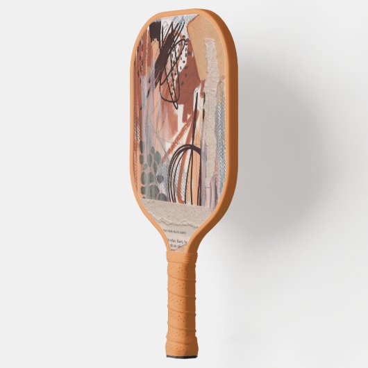Artistieke Pickleball Paddle met -geïnspireerde (Links)