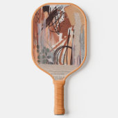 Artistieke Pickleball Paddle met -geïnspireerde (Voorkant)