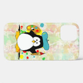 Artistieke pinguïn Case-Mate iPhone case (Achterkant (horizontaal))