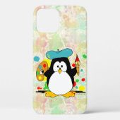 Artistieke pinguïn Case-Mate iPhone case (Achterkant)