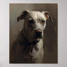 Artistieke Pitbull-hond - Abstracte Expressionisti