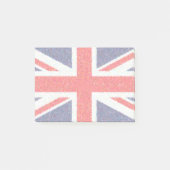 Artistieke pointillist UK Union Jack Flag Post-it® Notes (Voorkant)