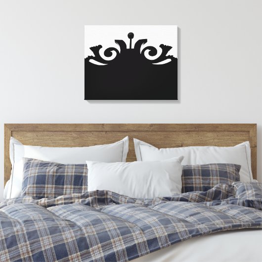 Artistieke poort canvas afdruk (Insitu (Slaapkamer))