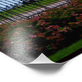 Artistieke poort foto afdruk (Hoek)