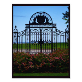 Artistieke poort foto afdruk