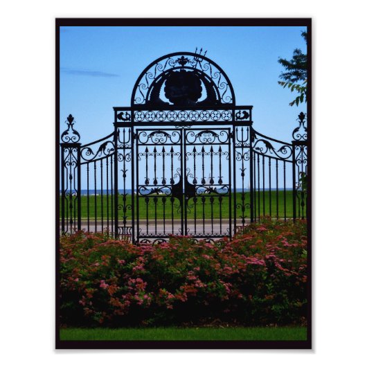 Artistieke poort foto afdruk (Voorkant)