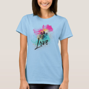 Artistieke Puppy Love T-shirt