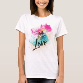Artistieke Puppy Love T-shirt