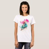Artistieke Puppy Love T-shirt (Voorkant volledig)