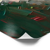 Artistieke Ragdoll Cat Portret Levendige olieverfs Perfect Poster (Hoek)