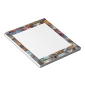 Artistieke rand - jouw tekst of Afbeelding toevoeg Notitieblok (Schuin)