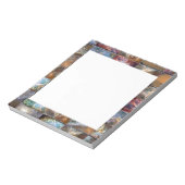 Artistieke rand - jouw tekst of Afbeelding toevoeg Notitieblok (Linkerzijde)