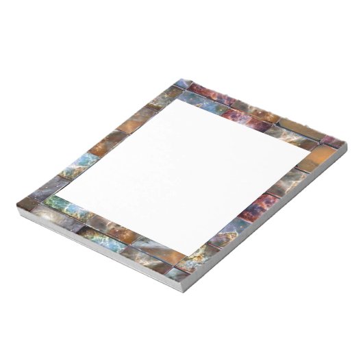 Artistieke rand - jouw tekst of Afbeelding toevoeg Notitieblok (Linkerzijde)