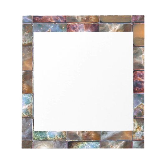 Artistieke rand - jouw tekst of Afbeelding toevoeg Notitieblok (Voorkant)