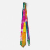 Artistieke regenboogverf Abstract Stropdas (Voorkant)