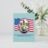 Artistieke Rendering van Space Shuttle Atlantis Briefkaart (Staand voorkant)