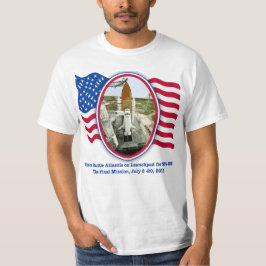 Artistieke Rendering van Space Shuttle Atlantis T-shirt