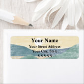 Artistieke retouradreslabels etiket (Insitu)