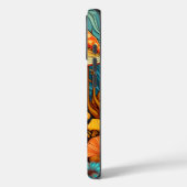 Artistieke Retro Mushroom Forest Illustratie Case-Mate iPhone Case (Achterkant / Links)