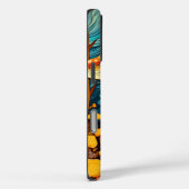 Artistieke Retro Mushroom Forest Illustratie Case-Mate iPhone Case (Achterkant / Rechts)