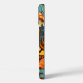 Artistieke Retro Mushroom Forest Illustratie Case-Mate iPhone Case (Achterkant / Links)