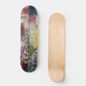 Artistieke rit: Paul Klee Skateboard Deck (Voorkant)