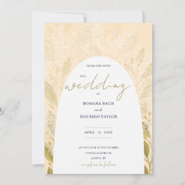 Artistieke Romantische Groene Thee Waterverf Kaart