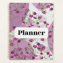 Artistieke roze en paarse bloementuin esthetiek