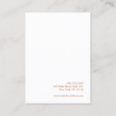 Artistieke roze magenta Waterverf Visitekaartje (Achterkant)