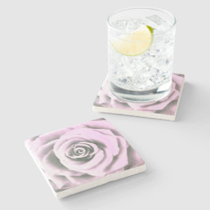 Artistieke roze roze rb stenen onderzetter