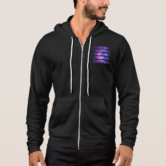Artistieke ruimteas hoodie (Voorkant)