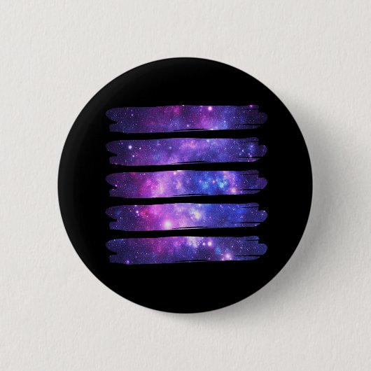 Artistieke ruimteas ronde button 5,7 cm (Voorkant)