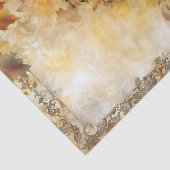 Artistieke rustieke Herfst pompoen en herfstblader Tissuepapier (Detail)